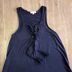Lace up dress